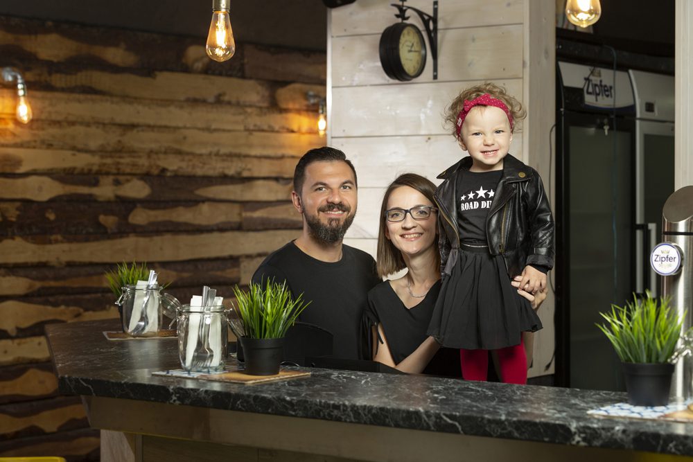 Road Diner Innsbruck - Inhaber Portrait Familie